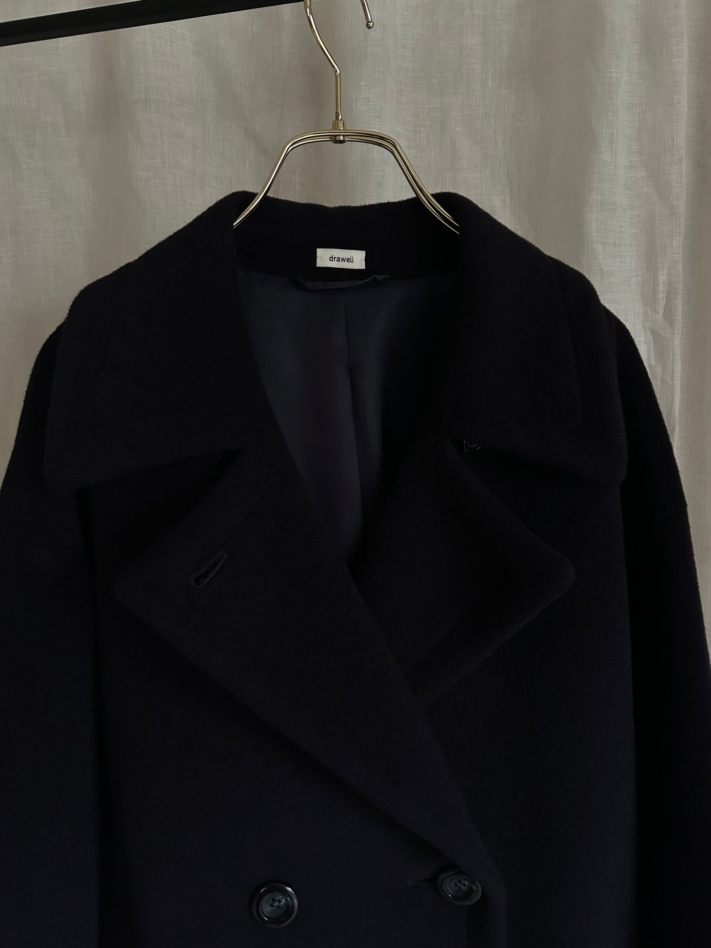 2025AWアンゴラナイロンオックスビーバー ラグランPコート