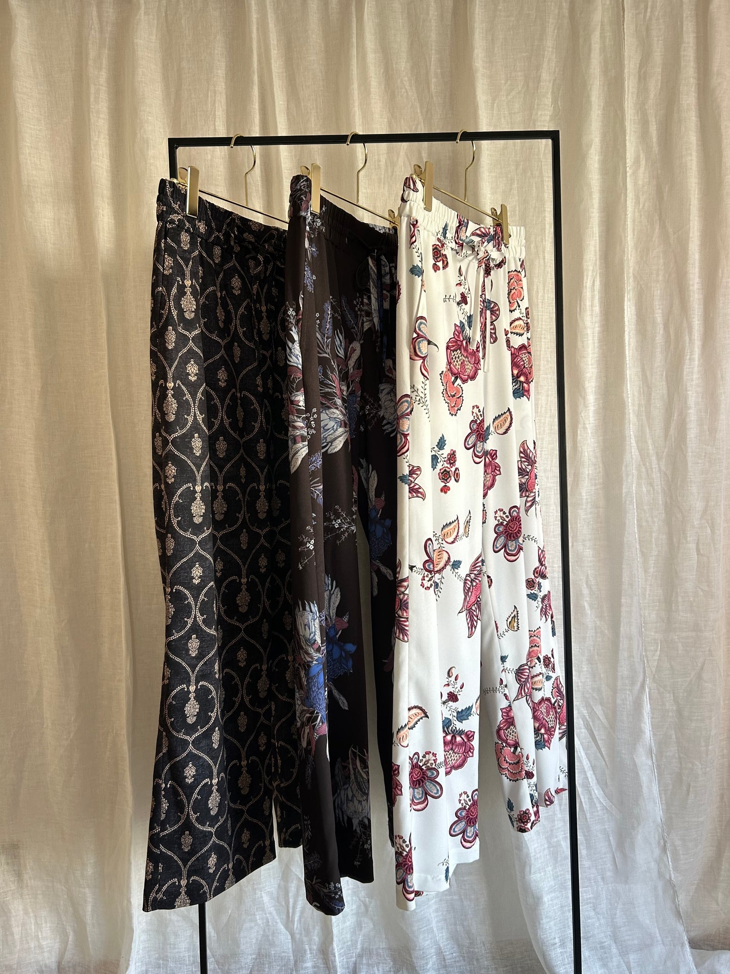 25ss drawellプリントドロストパンツ