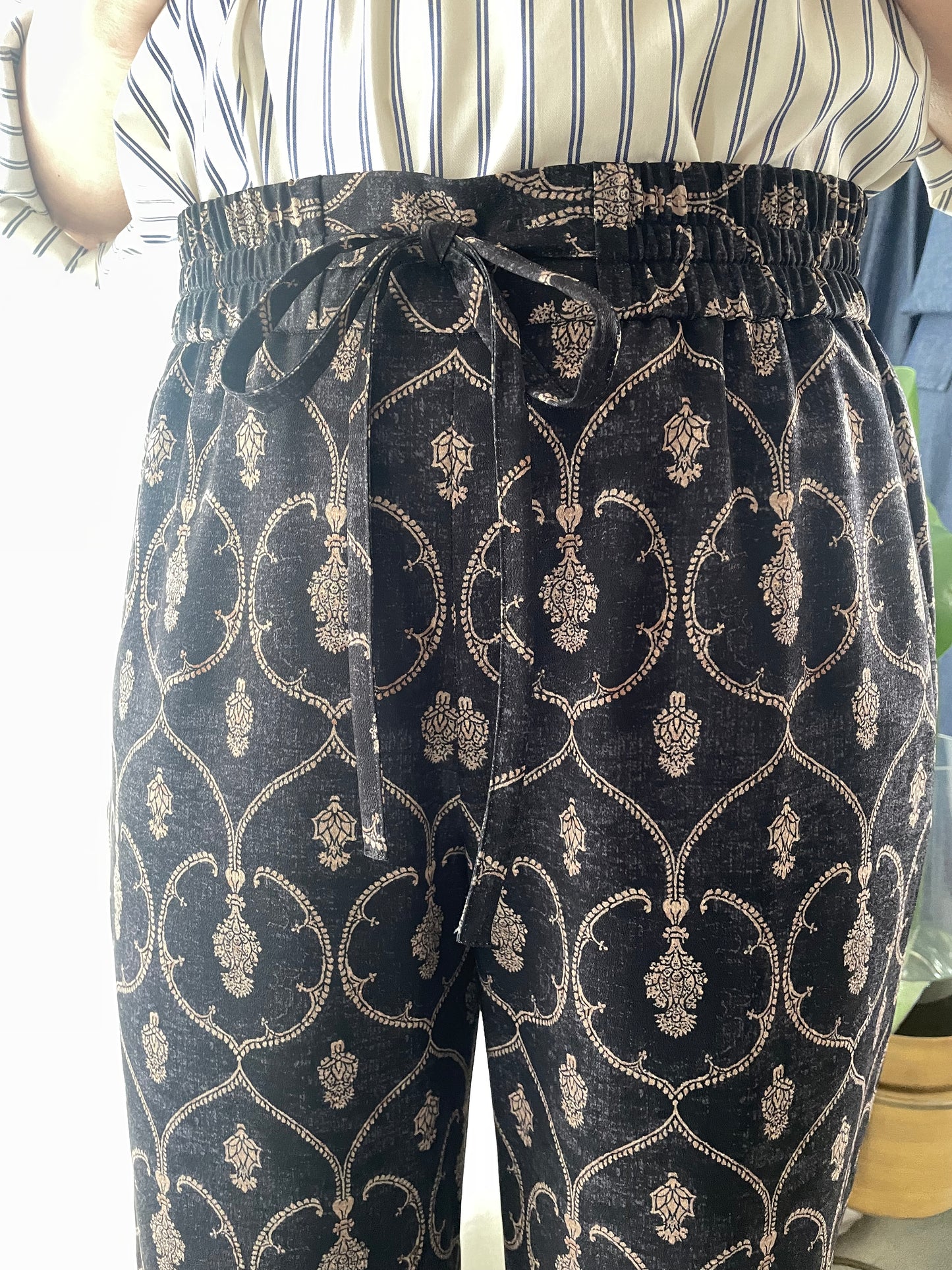 25ss drawellプリントドロストパンツ