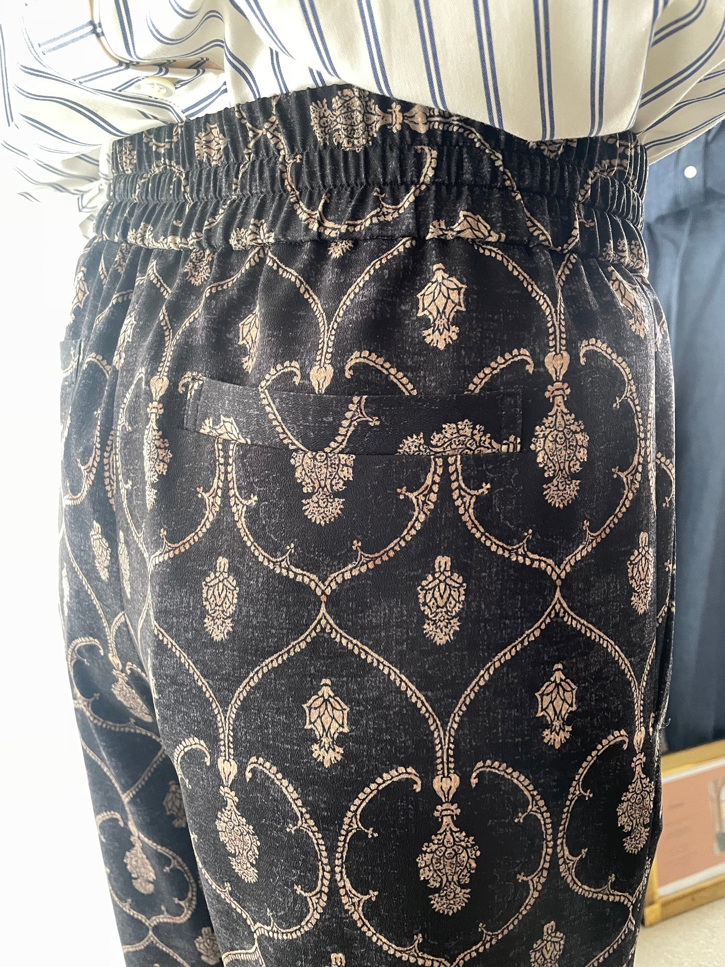 25ss drawellプリントドロストパンツ