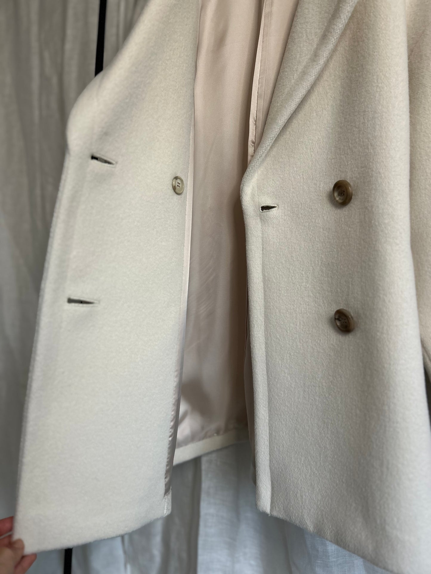 2025AWアンゴラナイロンオックスビーバー ラグランPコート