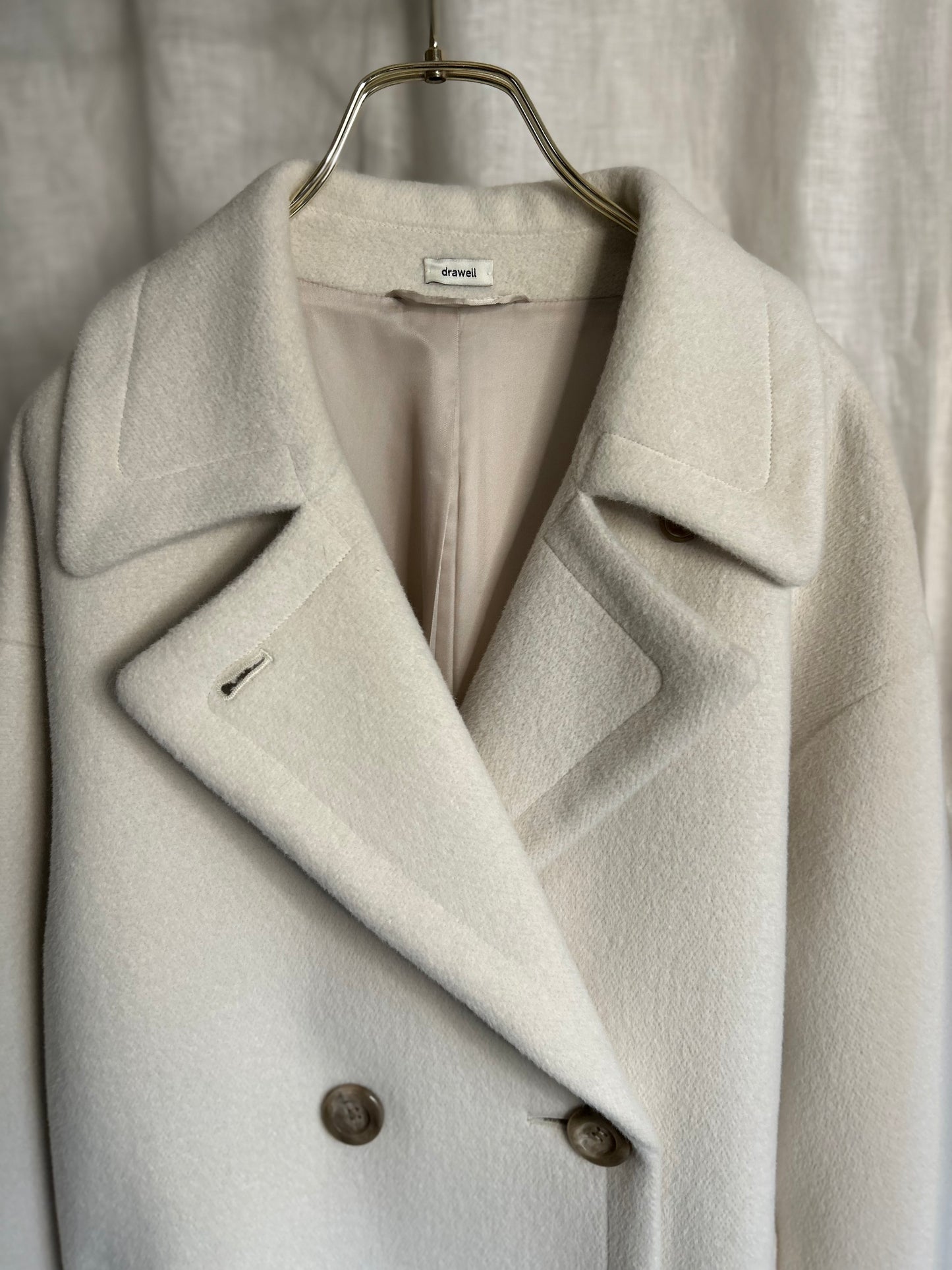 2025AWアンゴラナイロンオックスビーバー ラグランPコート