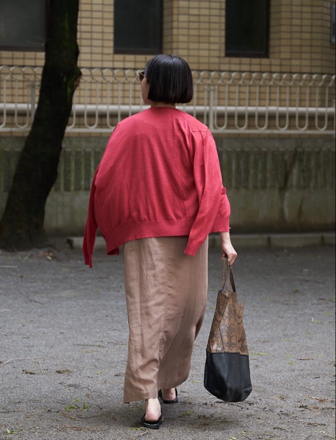リネンシルクニットカーディガン