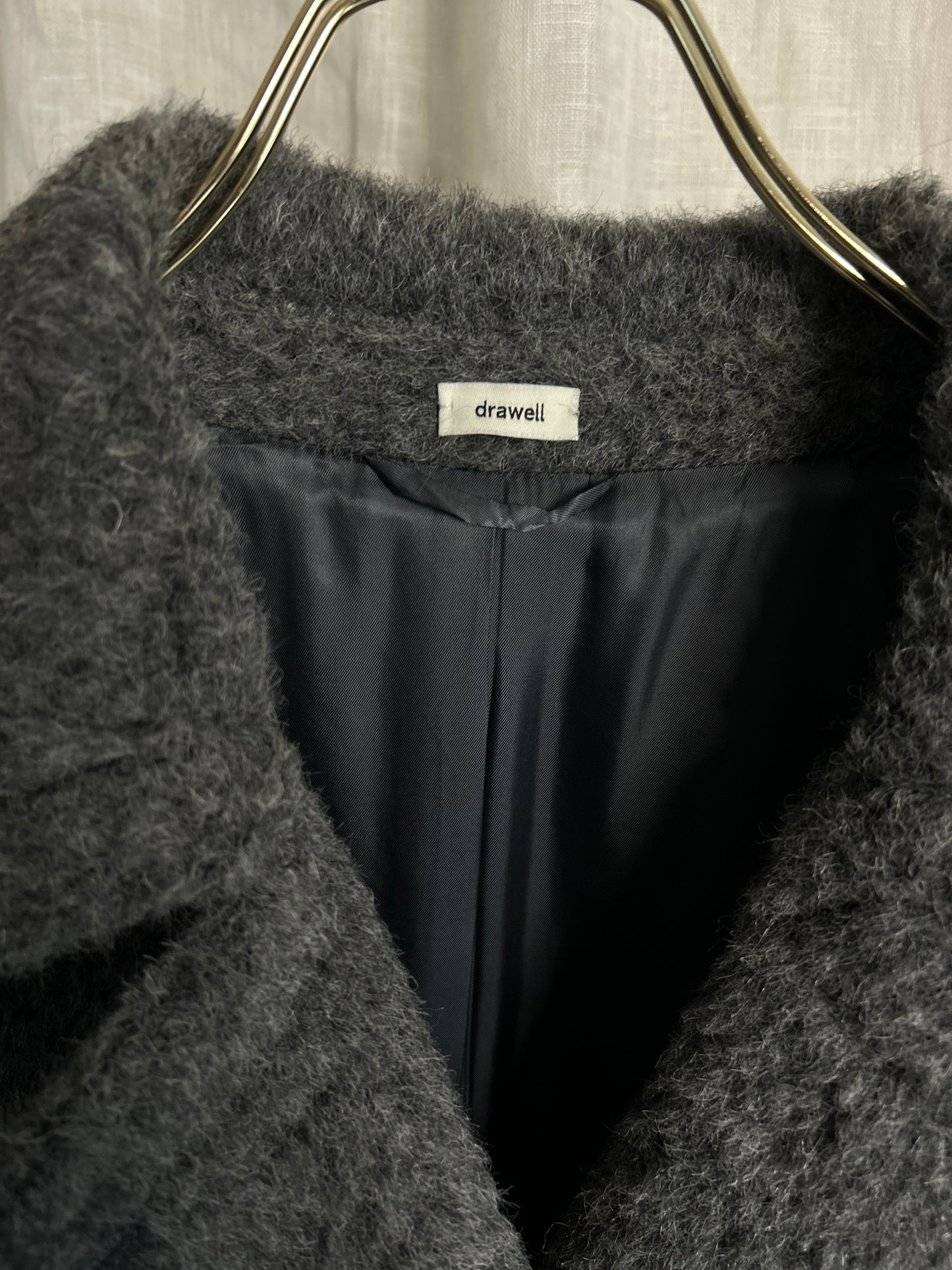 2025AWアルパカシャギースプリットラグランPコート