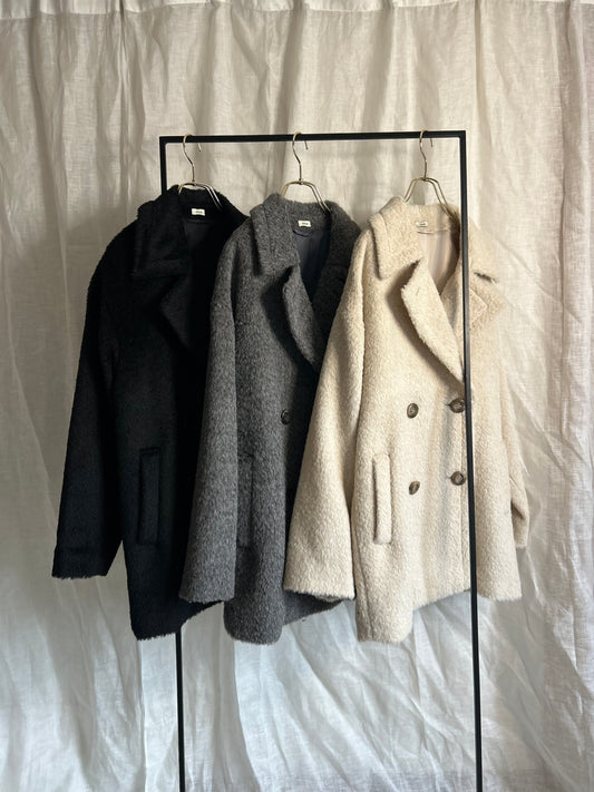 2025AWアルパカシャギースプリットラグランPコート