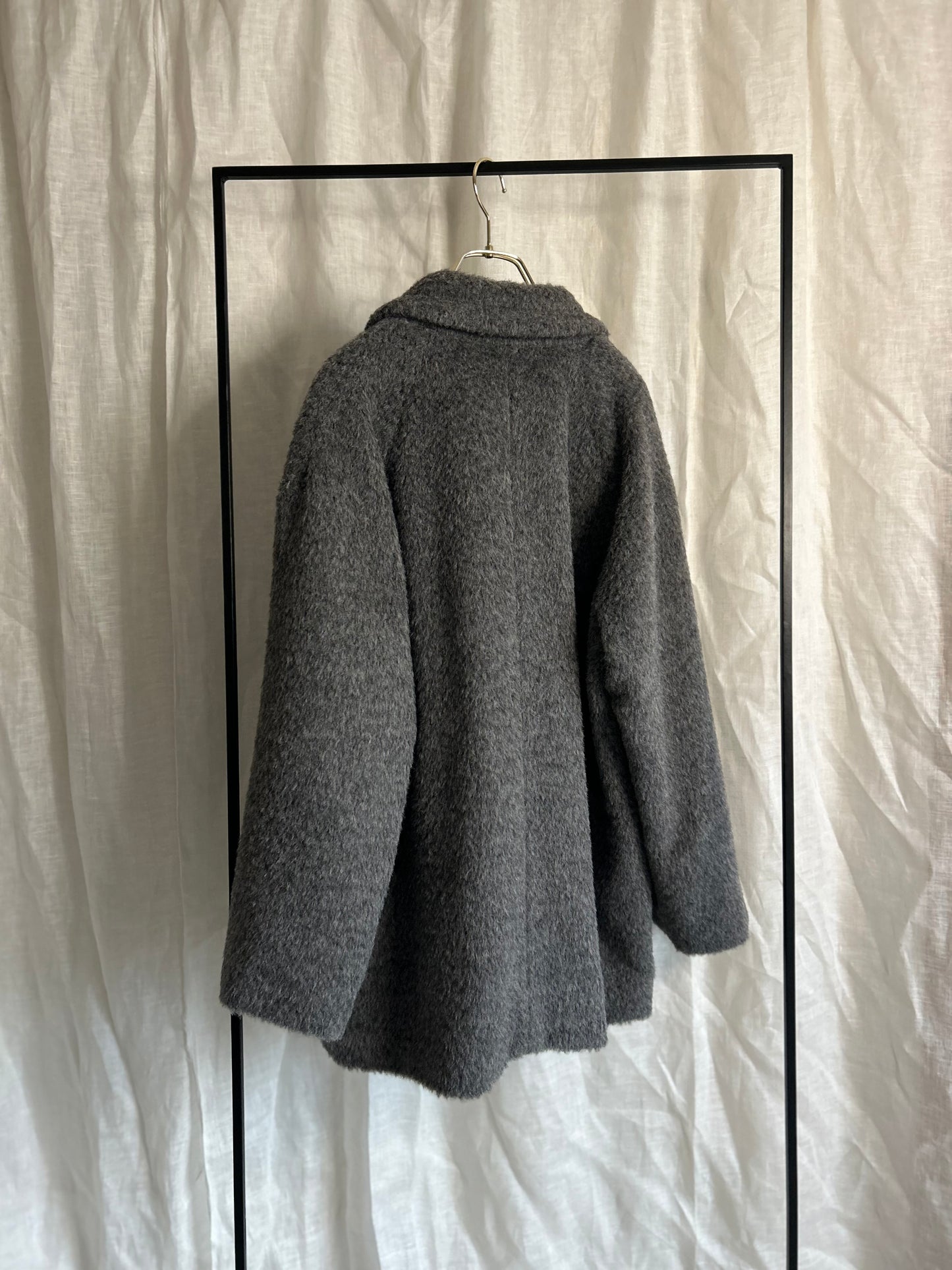 2025AWアルパカシャギースプリットラグランPコート