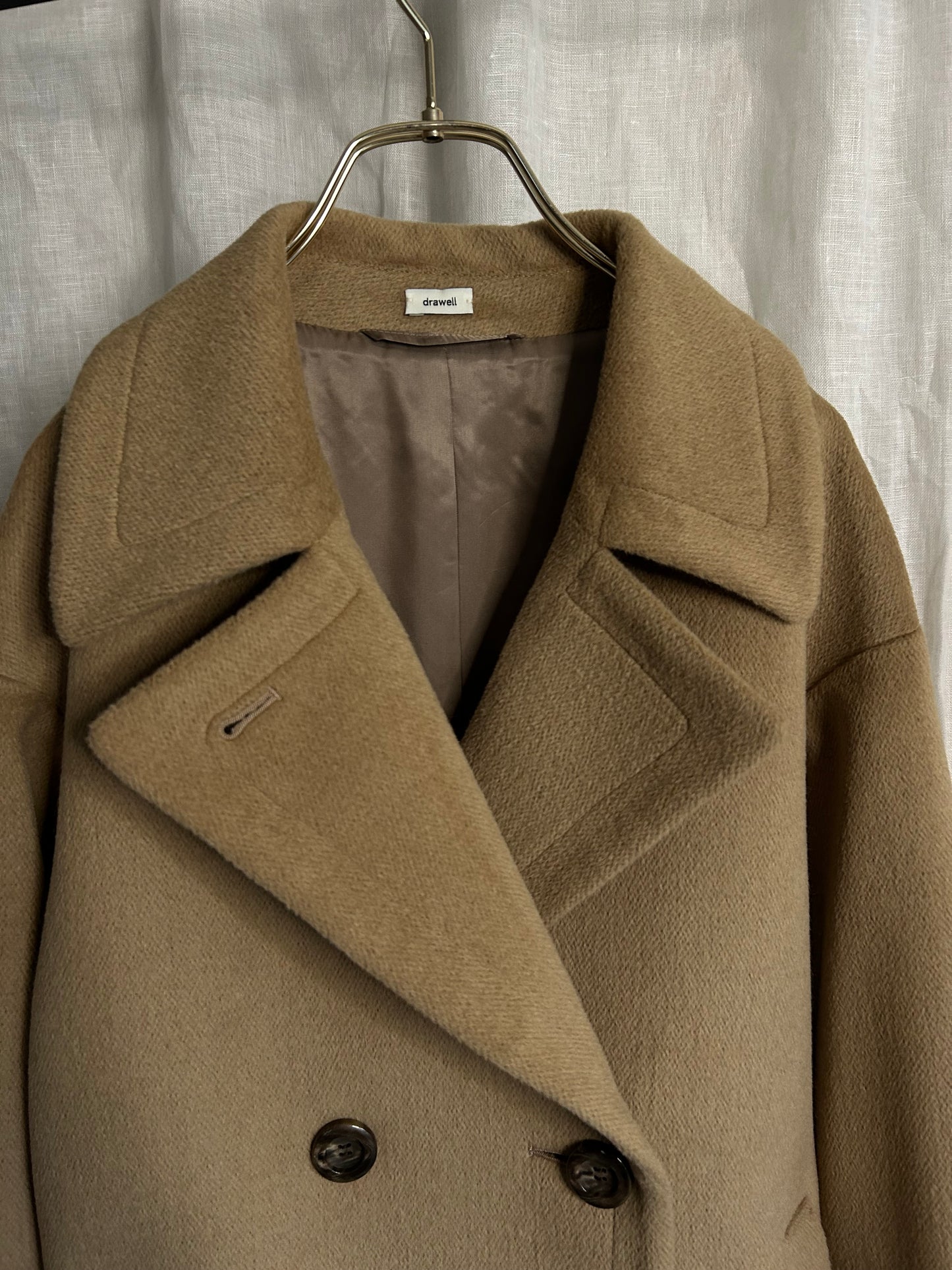 2025AWアンゴラナイロンオックスビーバー ラグランPコート