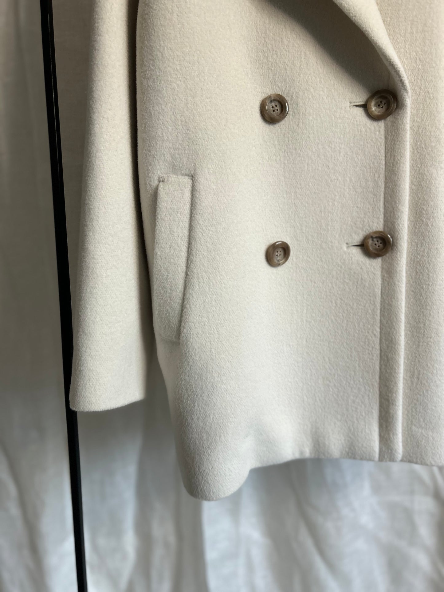 2025AWアンゴラナイロンオックスビーバー ラグランPコート