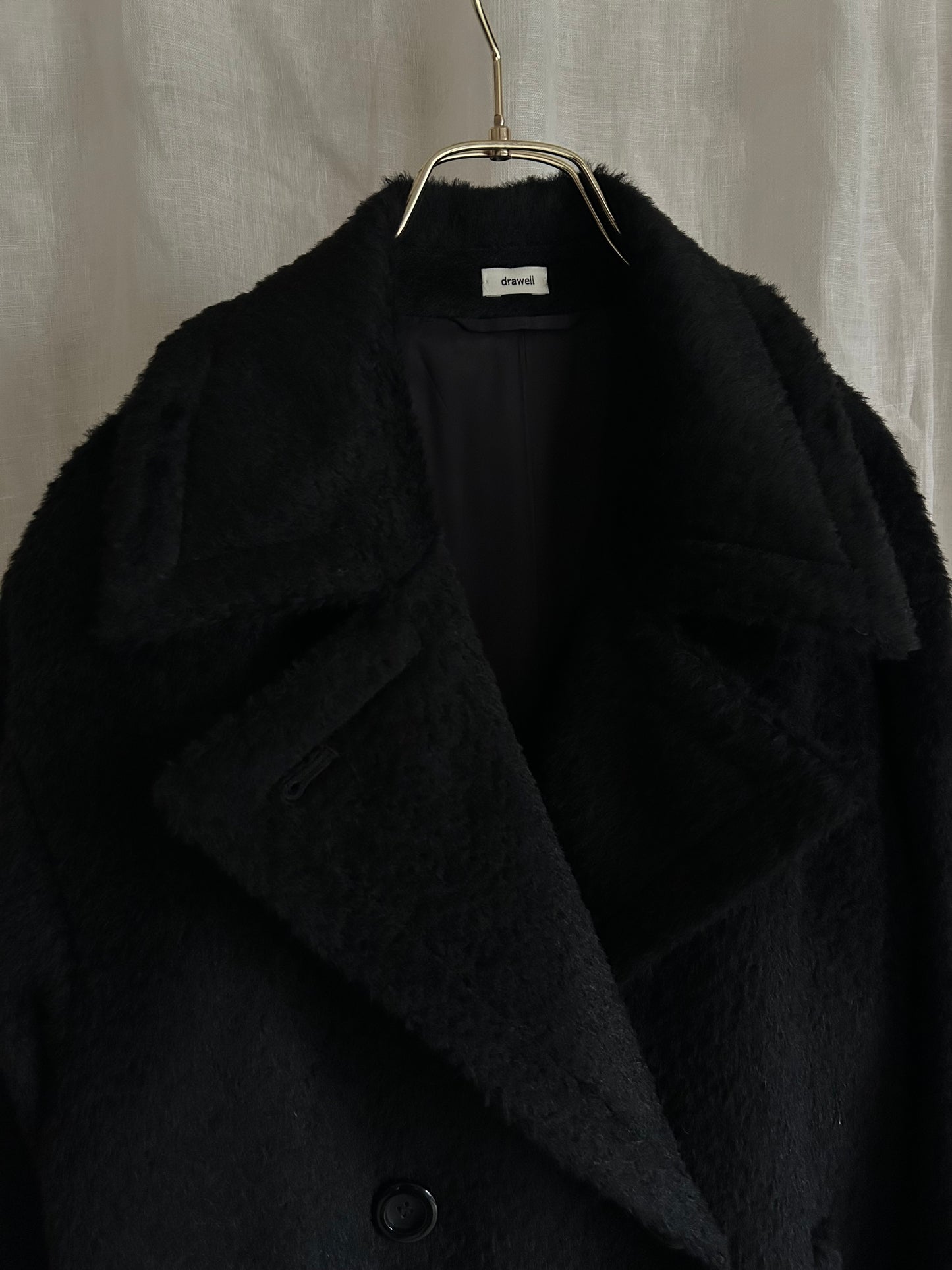 2025AWアルパカシャギースプリットラグランPコート