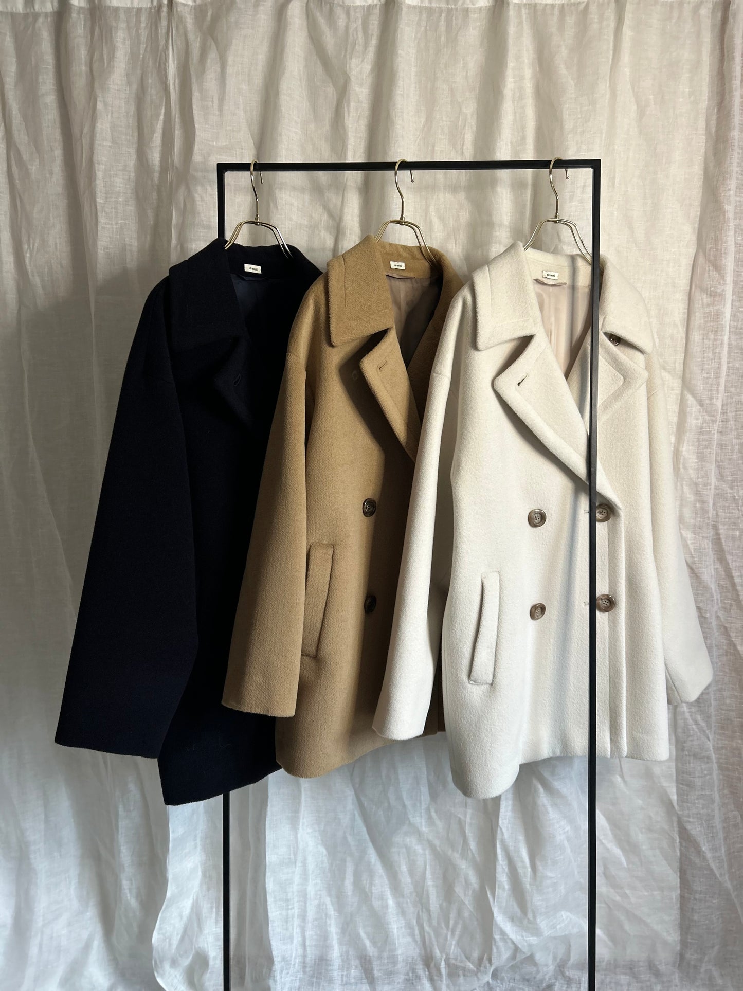 2025AWアンゴラナイロンオックスビーバー ラグランPコート