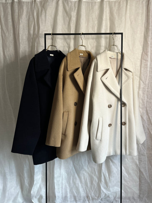 2025AWアンゴラナイロンオックスビーバー ラグランPコート