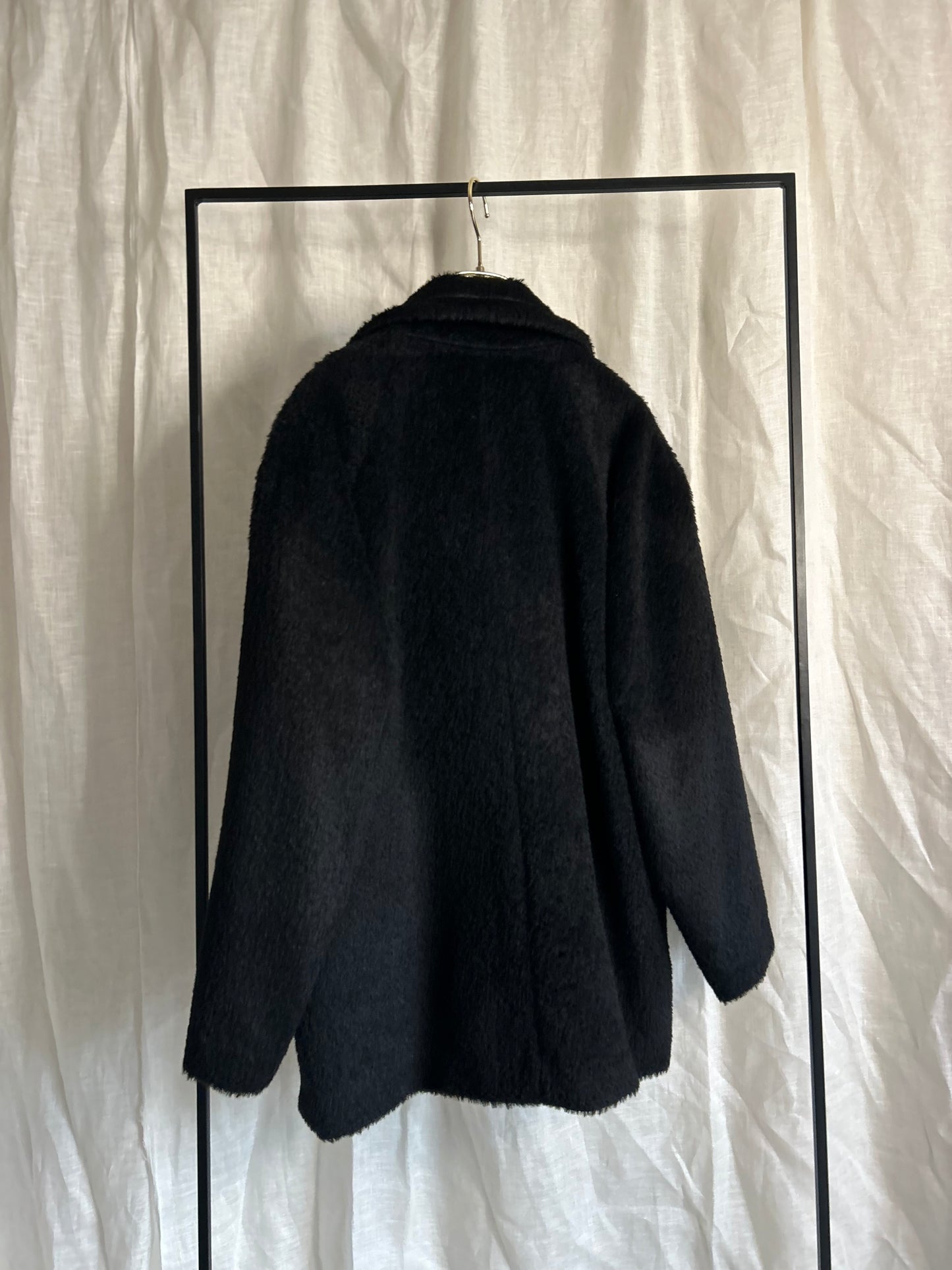 2025AWアルパカシャギースプリットラグランPコート