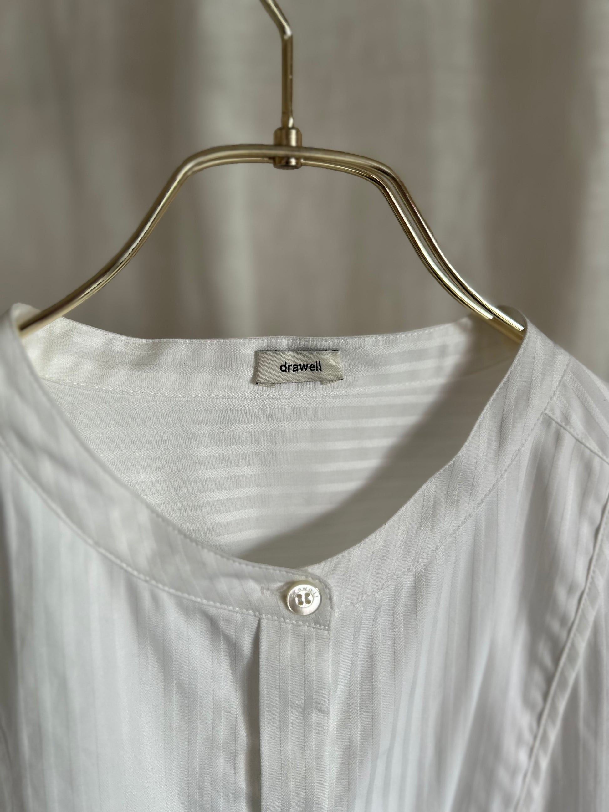 ビブヨークシャツ ドビーストライプ – drawell ビブヨークシャツ ドビーストライプ – drawell