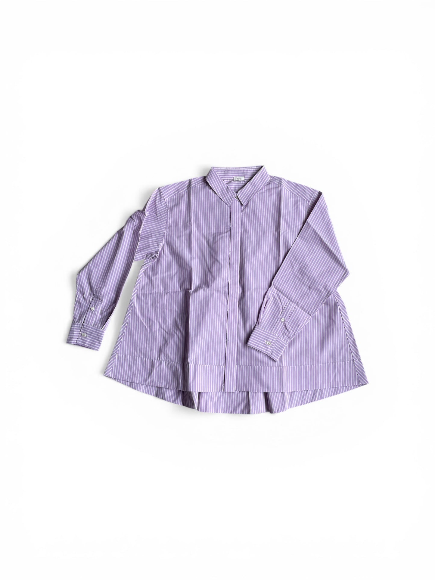 ハイカウントブロードバックフレアーシャツ