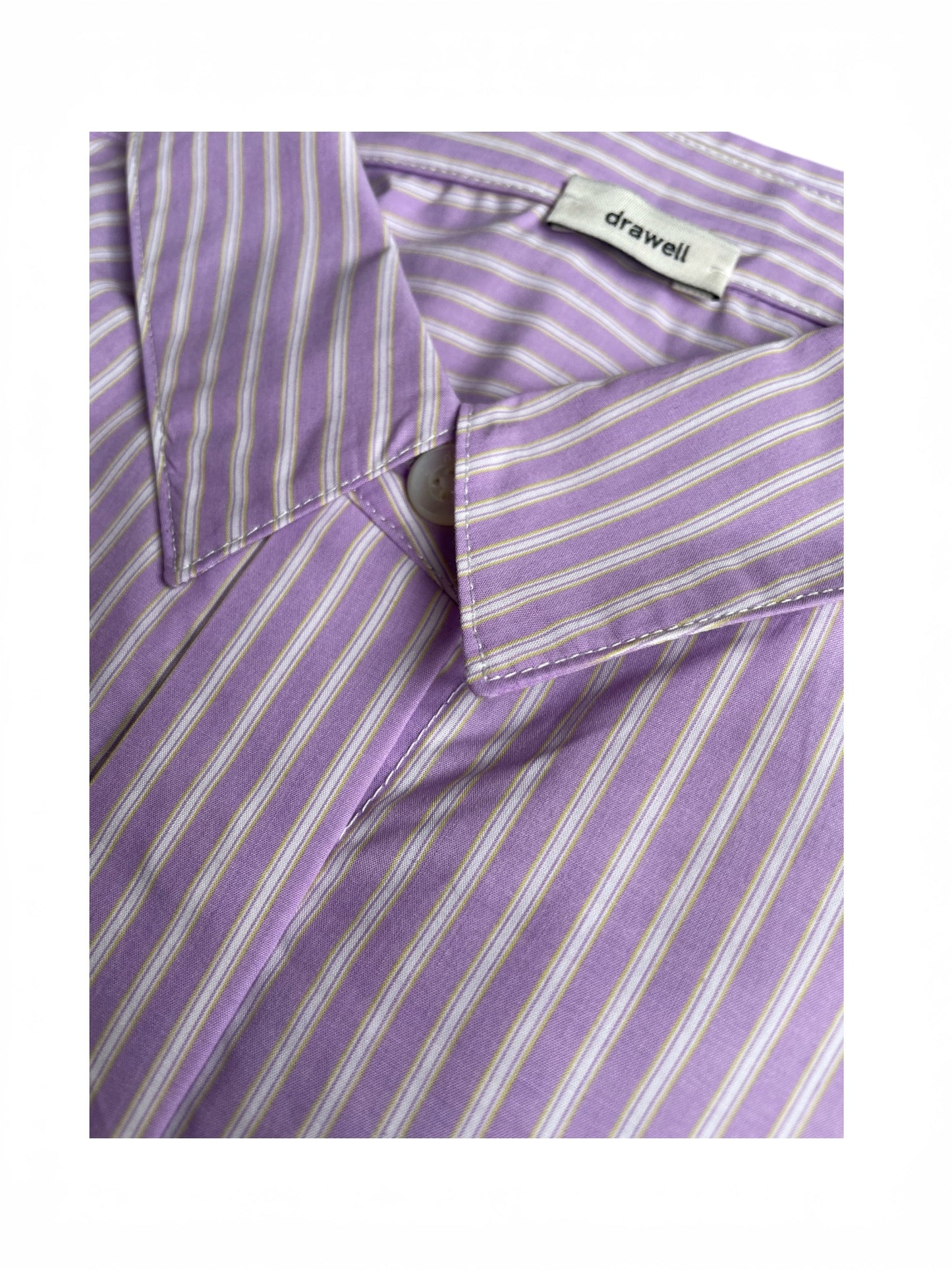 ハイカウントブロードバックフレアーシャツ