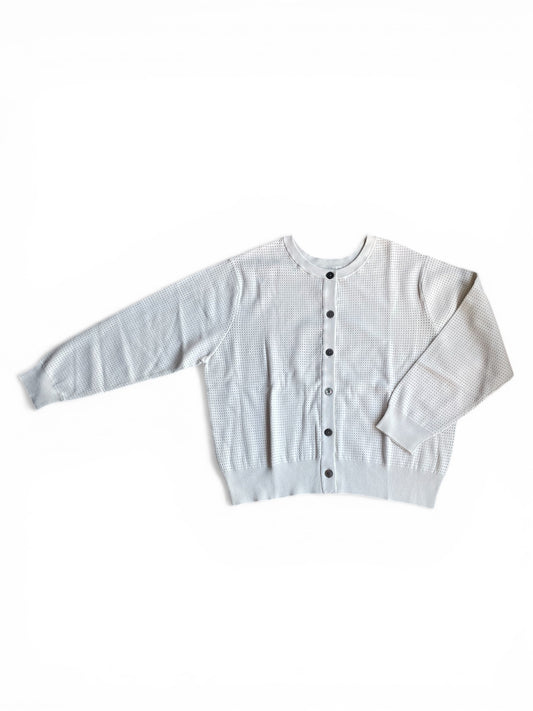 アイスコットン アイレット 2WAYカーディガン