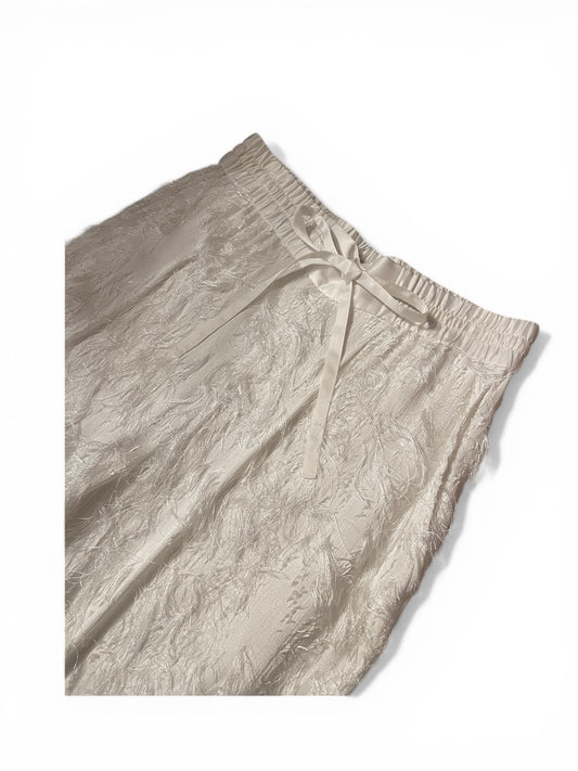 フリンジジャガードドロストパンツ